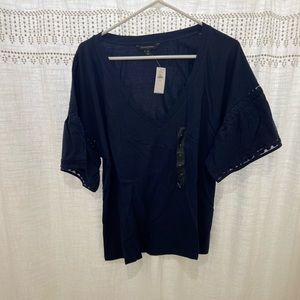 Banana Republic Short Sleeve V Neck